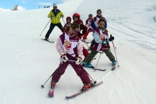 Clases de esquí en Montgenevre 